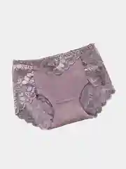 Коралловый меланж трусы слипы, кружевные