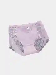 Розовый трусы слипы, кружевные