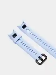 Белый силиконовый ремешок для Huawei Band 4 / Honor Band 5i