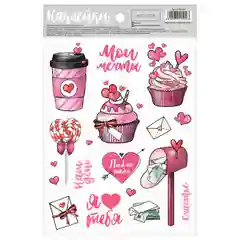 Наклейки бумажные Мои мечты, 14 x 21 см