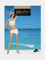 Заниженные тонкие колготки,Filodoro Absolute Summer 8 v.b