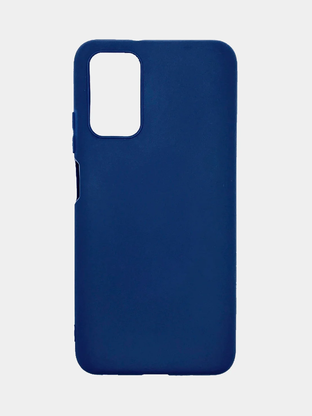 Синий чехол силиконовый матовый для Xiaomi Pocofone Poco M3