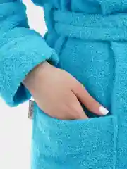 Халат махровый, банный, с капюшоном, Lilians