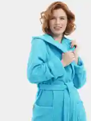 Халат махровый, банный, с капюшоном, Lilians