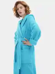 Халат махровый, банный, с капюшоном, Lilians