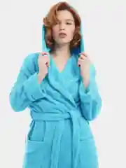Халат махровый, банный, с капюшоном, Lilians