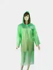 Розовый дождевик с капюшоном
