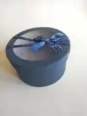Темно-синий коробка подарочная