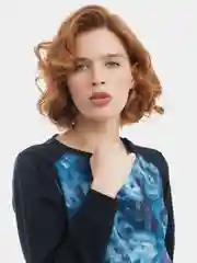 Свитшот женский, синий, Lilians