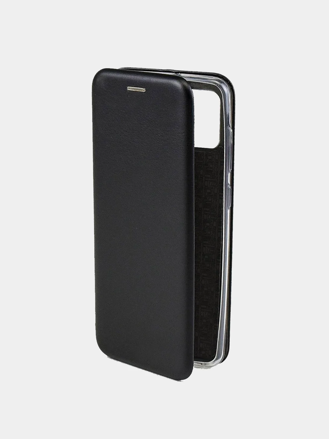 Черный чехол книжка для Samsung A02S, черный, красный, золотой