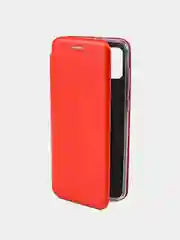 Красный чехол книжка для Samsung A02S, черный, красный, золотой