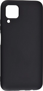 Накладка силиконовая для Huawei P40, матовая, чёрный цвет
