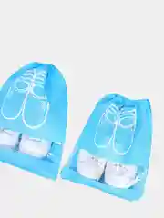 Голубой мешки для обуви
