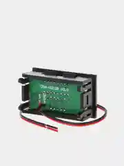 Красный цифровой вольтметр DC4.5V-30.0V, автомобильный