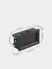 Красный цифровой вольтметр DC4.5V-30.0V, автомобильный
