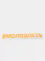 Оранжевый термонтрансфер "Молодость"