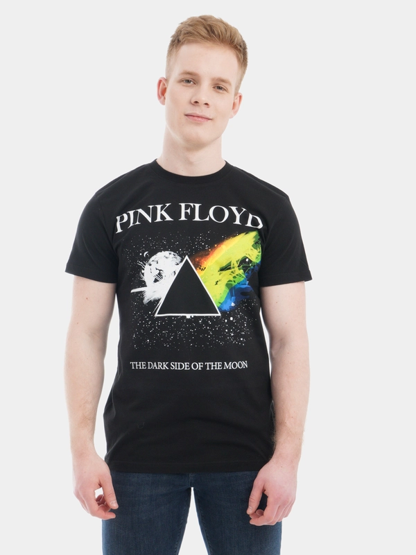 Футболка из хлопка с принтом  Pink Floyd
