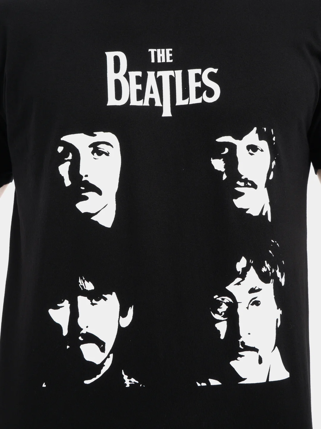 Футболка из хлопка с принтом The Beatles