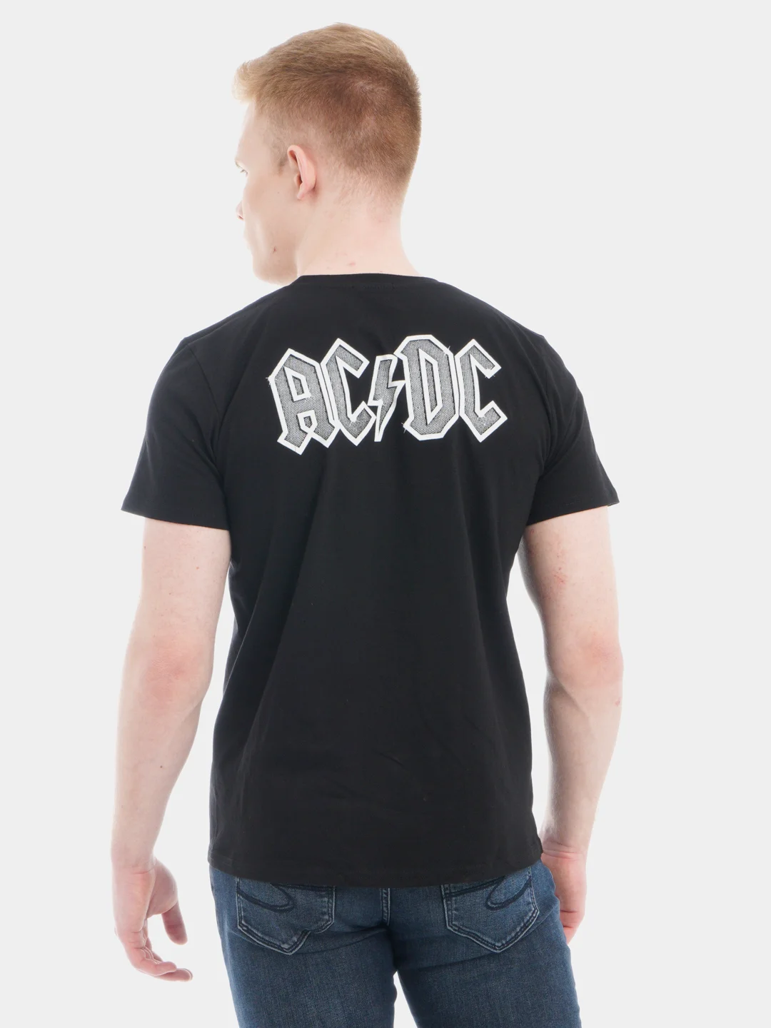 Футболка из хлопка с принтом  ACDC