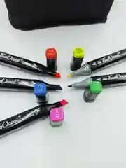 Черный набор маркеров для скетчинга, двусторонние Touch Cool (30 цветов)
