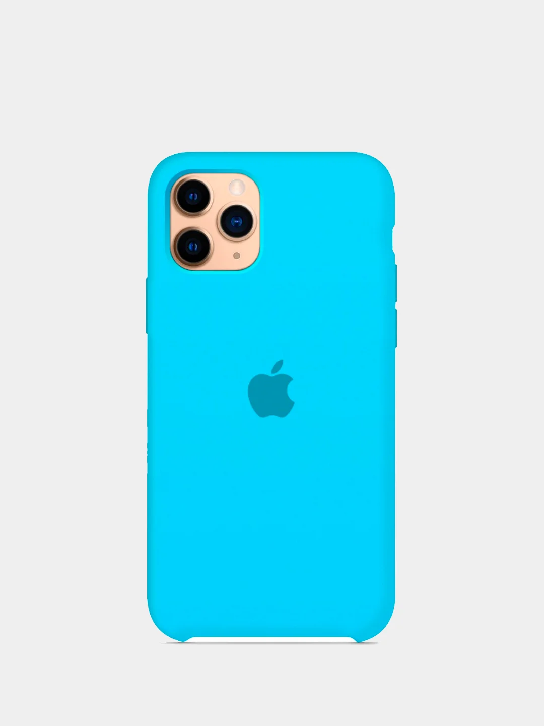 Голубой чехол силиконовый для Apple iPhone 11 / 11 Pro / 11 Pro Max