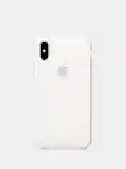 Белый чехол силиконовый для iPhone X / XS / XS Max / XR