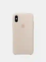 Бежевый чехол силиконовый для iPhone X / XS / XS Max / XR