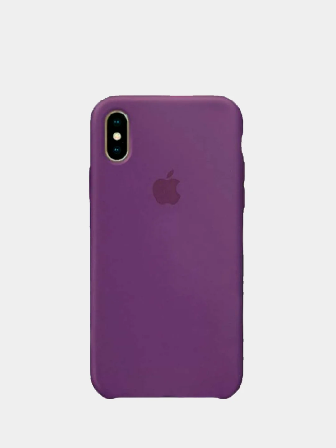 Пурпурный чехол силиконовый для iPhone X / XS / XS Max / XR