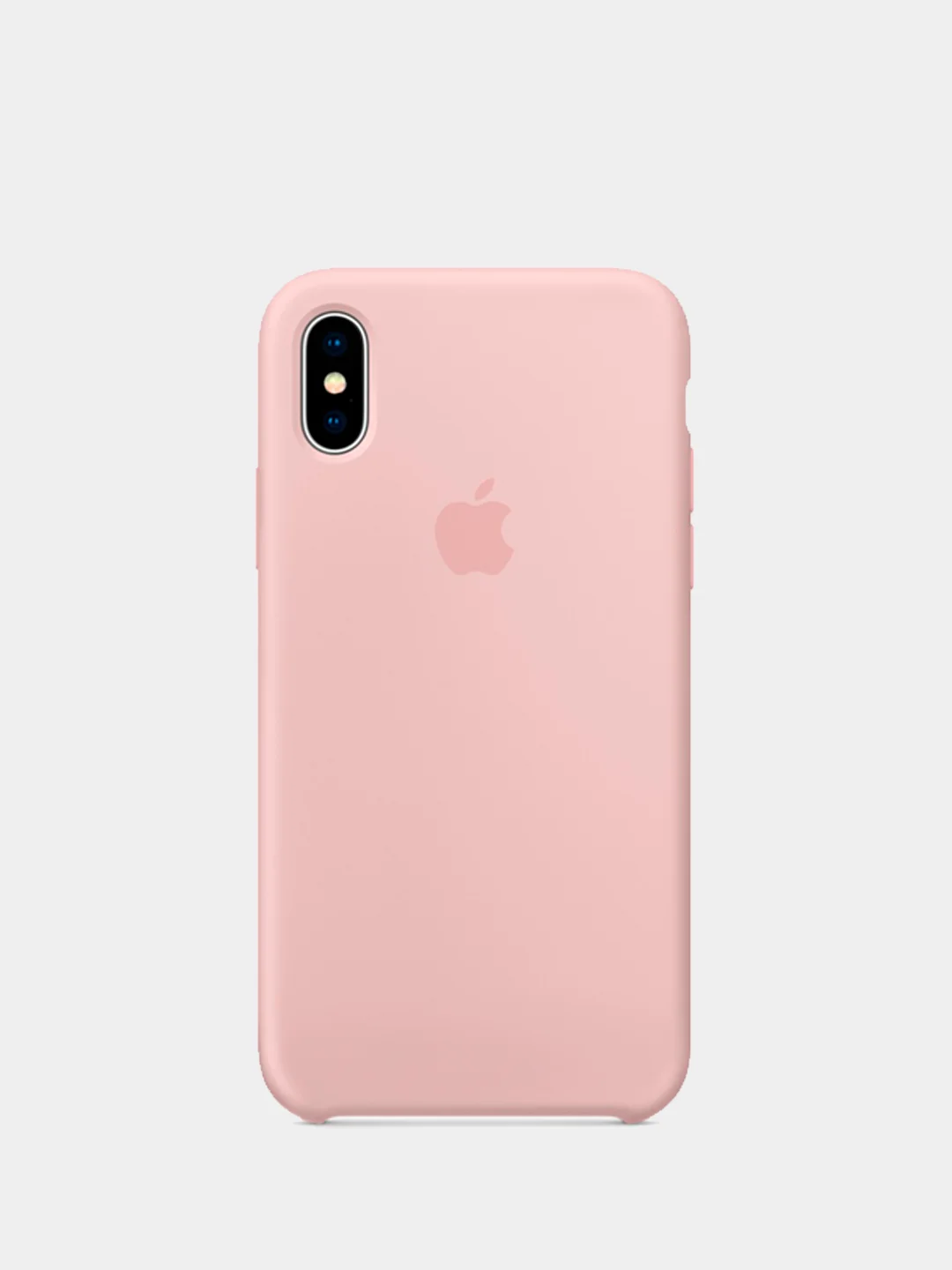 Розовый чехол силиконовый для iPhone X / XS / XS Max / XR
