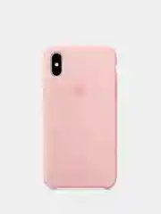 Розовый чехол силиконовый для iPhone X / XS / XS Max / XR