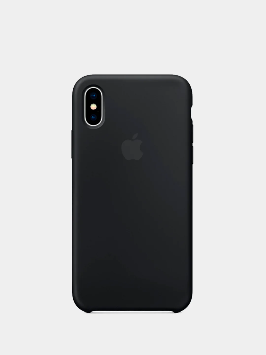 Черный чехол силиконовый для iPhone X / XS / XS Max / XR