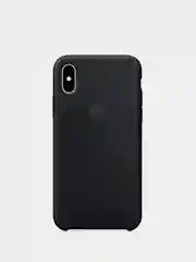 Черный чехол силиконовый для iPhone X / XS / XS Max / XR