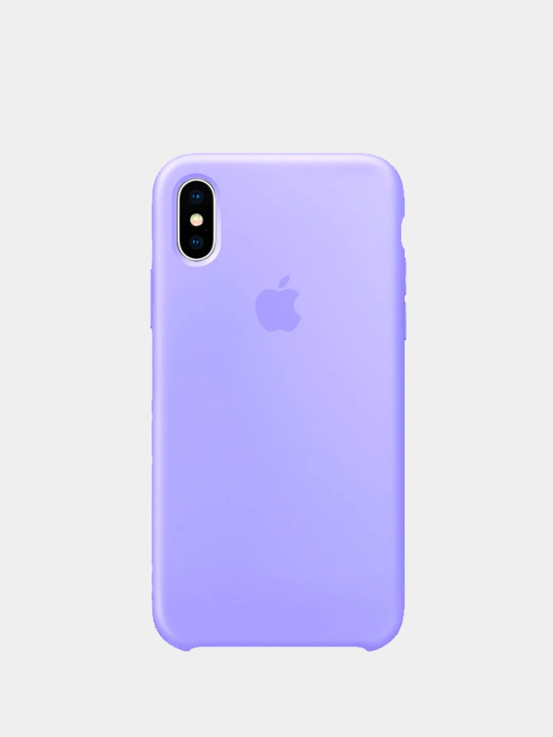 Лавандовый чехол силиконовый для iPhone X / XS / XS Max / XR