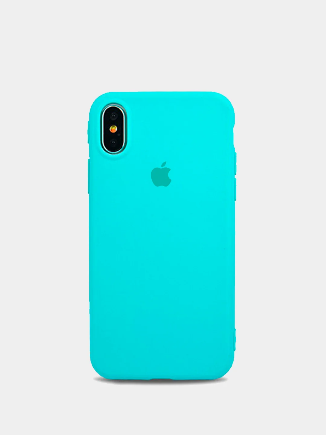 Бирюзовый чехол силиконовый для iPhone X / XS / XS Max / XR