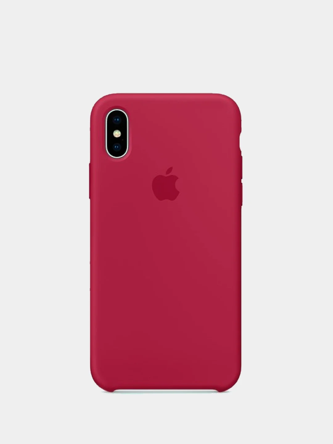Багровый чехол силиконовый для iPhone X / XS / XS Max / XR