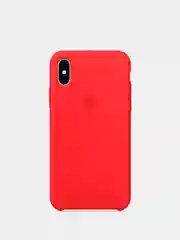 Красный чехол силиконовый для iPhone X / XS / XS Max / XR