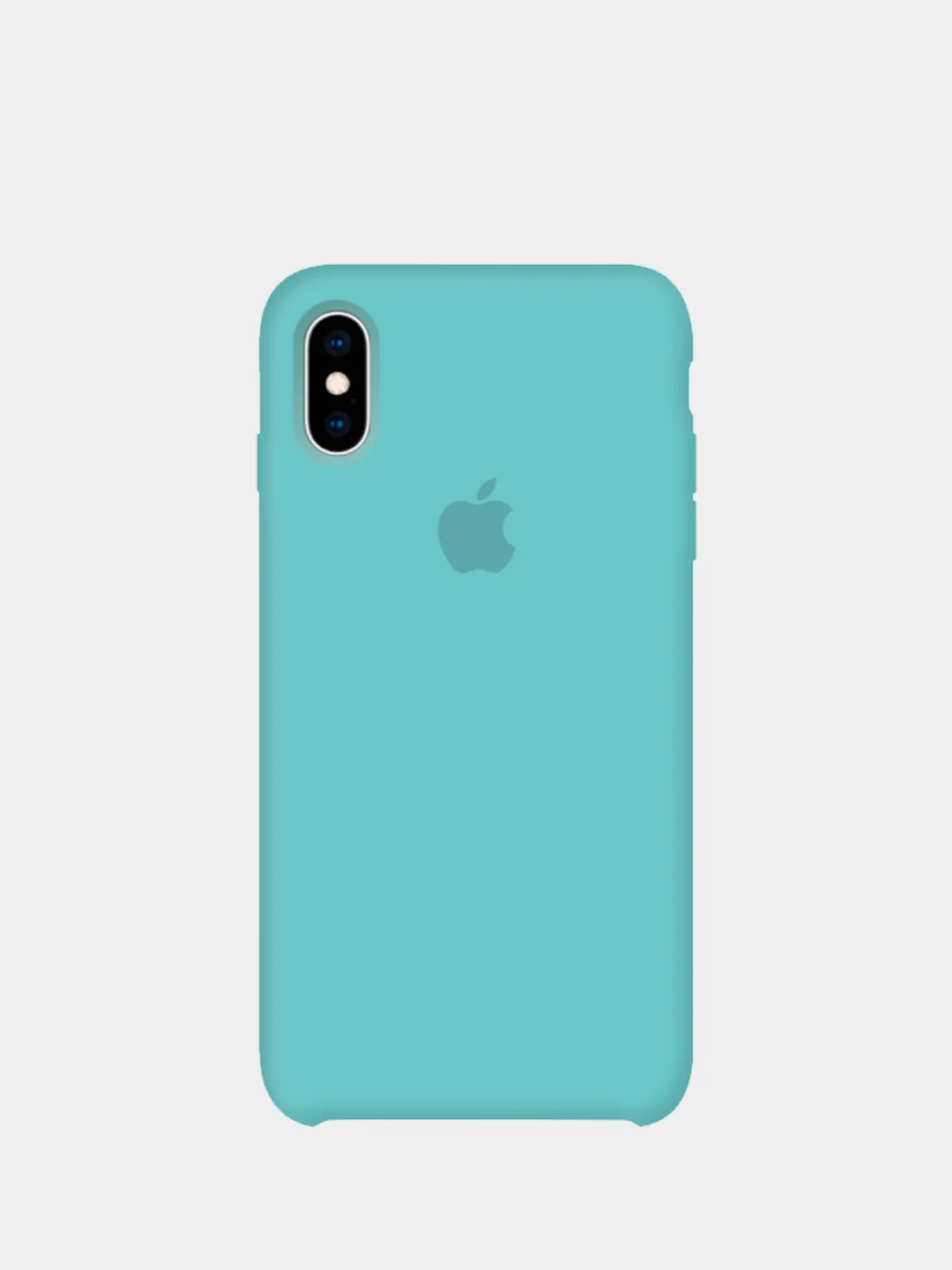 Голубой чехол силиконовый для iPhone X / XS / XS Max / XR