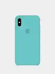 Голубой чехол силиконовый для iPhone X / XS / XS Max / XR