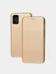 Золотой чехол книжка для Samsung M51, черный, красный, золотой