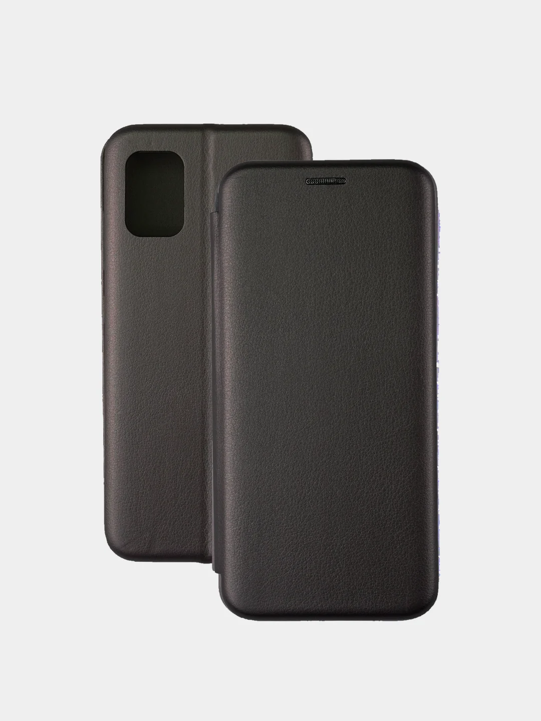 Черный чехол книжка для Samsung M51, черный, красный, золотой