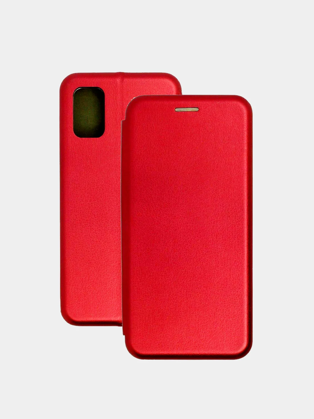 Красный чехол книжка для Samsung M51, черный, красный, золотой