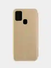 Золотой чехол книжка для Samsung F41 черный, красный, золотой