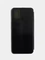 Черный чехол книжка для Samsung F41 черный, красный, золотой