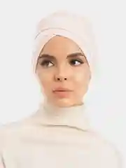 Бони, чепчик-шапочка с двойным нахлестом под платок, палантин мусульманский