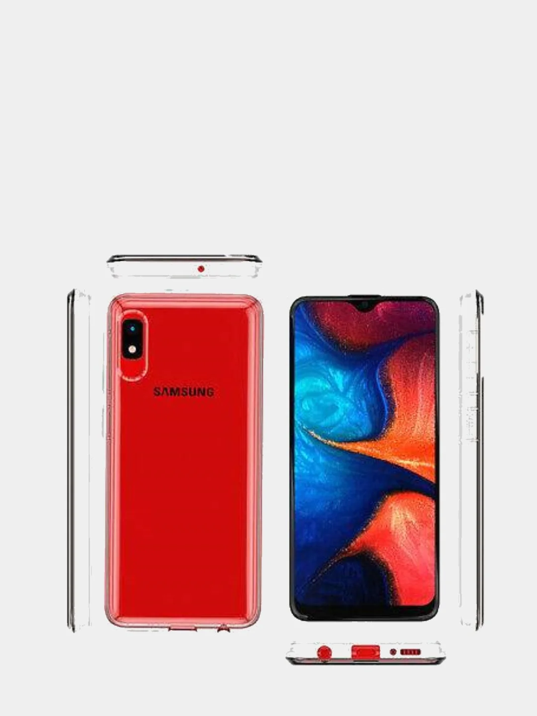Противоударный чехол 2 мм Samsung A01, A11, M11, A31, M31S, A50, A30S, A51, M40S, A71