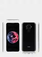 Силиконовый противоударный чехол 2 мм Huawei Honor Y6P Y7P P40 Lite E Y8 P10S P30 Lite 20S