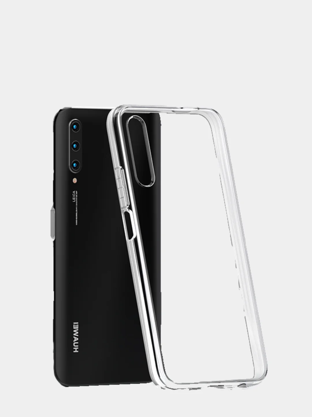 Силиконовый противоударный чехол 2 мм Huawei Honor Y6P Y7P P40 Lite E Y8 P10S P30 Lite 20S
