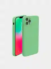 Чехол силиконовый с защитой камеры для Apple iPhone 12 Pro Max с бархатной подкладкой