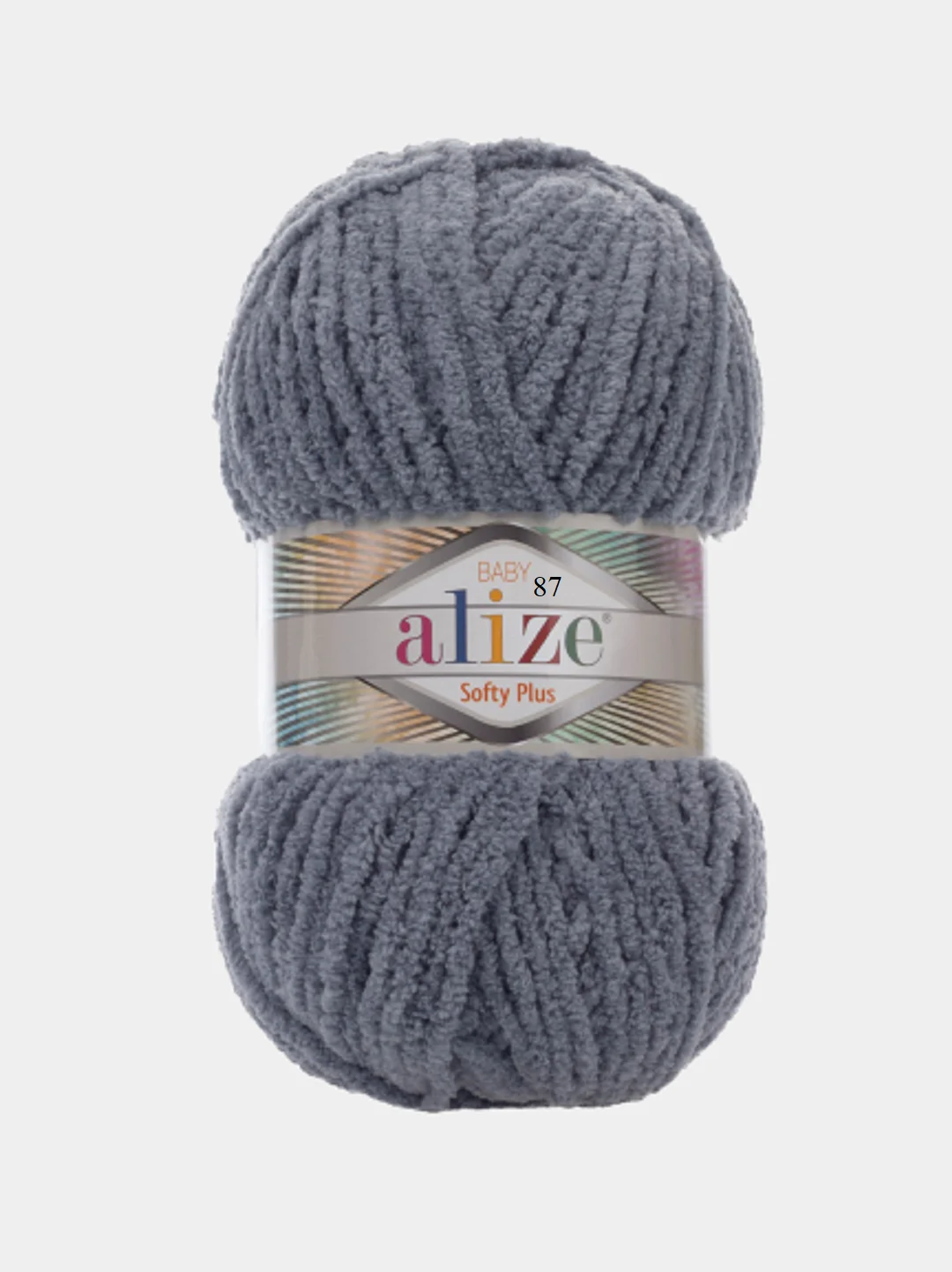 Пряжа Alize Softy plus, 100% микрополиэстер, 100 г, 120 м