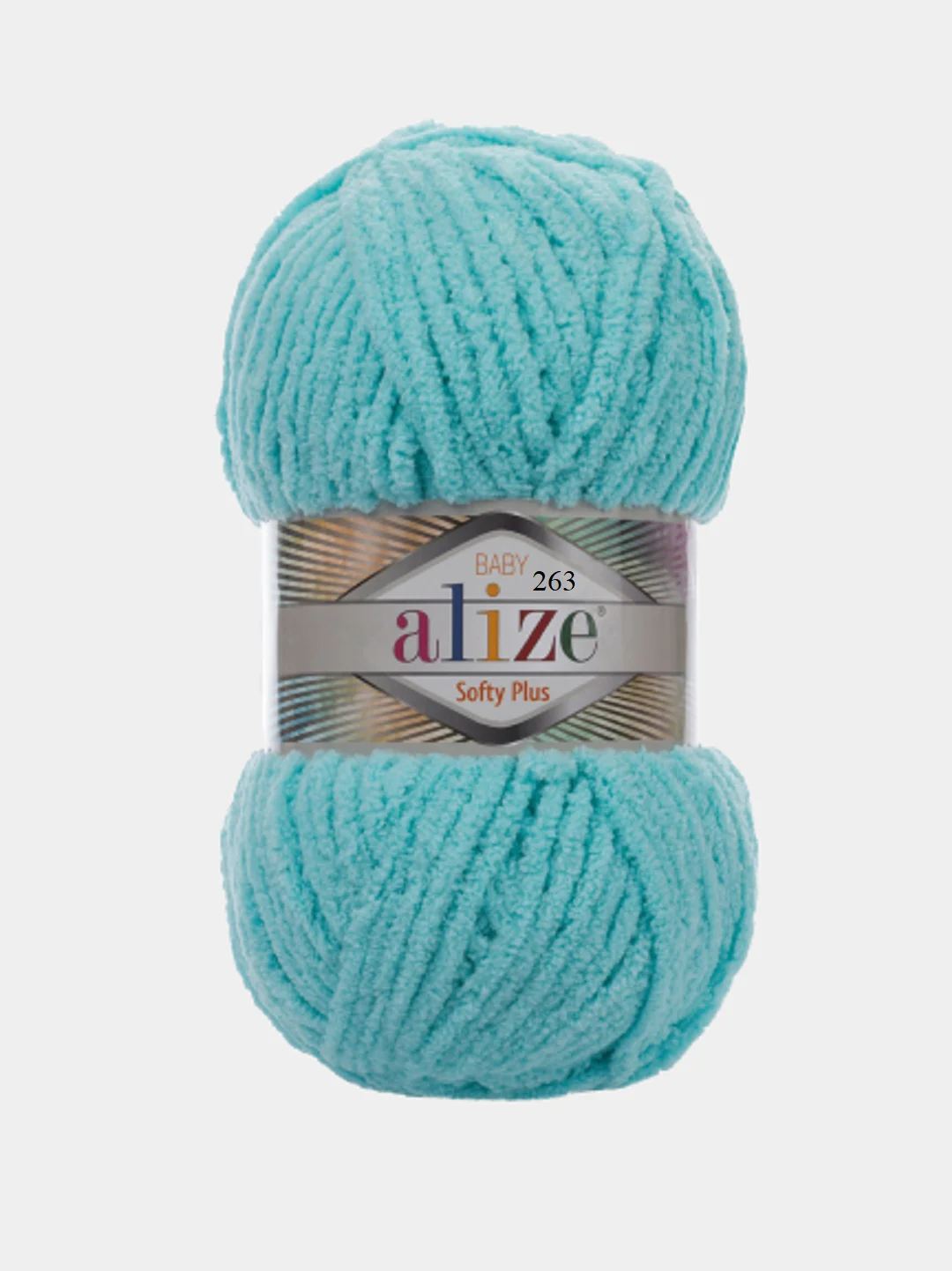 Пряжа Alize Softy plus, 100% микрополиэстер, 100 г, 120 м